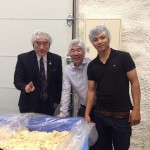 近江プレミアム牛に福井の銘酒“梵”が給餌されます