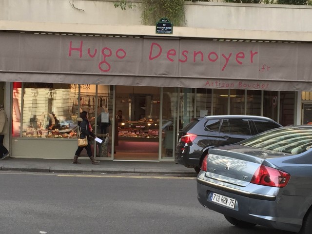 パリのBoucherie、まずはHugo Desnoyerへ