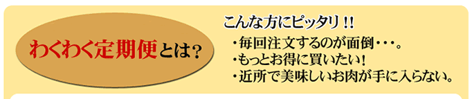 わくわく定期便とは